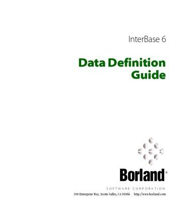 خرید و دانلود نسخه کامل کتاب Interbase DataDef