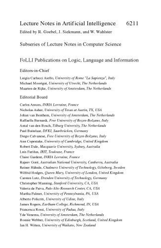 خرید و دانلود نسخه کامل کتاب Interfaces: Explorations in Logic, Language and Computation: ESSLLI 2008 and ESSLLI 2009 Student Sessions. Selected Papers_6863b3a89f3bd.jpeg خرید و دانلود نسخه کامل کتاب Interfaces: Explorations in Logic, Language and Computation: ESSLLI 2008 and ESSLLI 2009 Student Sessions. Selected Papers