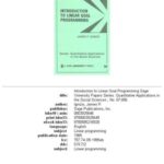 خرید و دانلود نسخه کامل کتاب Introduction to Linear Goal Programming (Quantitative Applications in the Social Sciences)