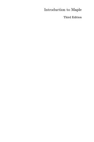 خرید و دانلود نسخه کامل کتاب Introduction to Maple_687f8ae11efc6.jpeg خرید و دانلود نسخه کامل کتاب Introduction to Maple