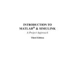 خرید و دانلود نسخه کامل کتاب Introduction to MATLAB and Simulink: A Project Approach