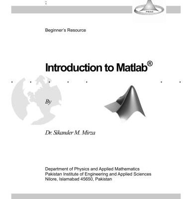 خرید و دانلود نسخه کامل کتاب Introduction to Matlab