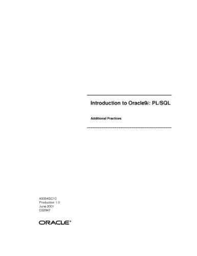 خرید و دانلود نسخه کامل کتاب Introduction to Oracle9i – PL SQL Additional Practices_686708d5397f9.jpeg خرید و دانلود نسخه کامل کتاب Introduction to Oracle9i – PL SQL Additional Practices