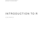 خرید و دانلود نسخه کامل کتاب Introduction to R: A First Course in R