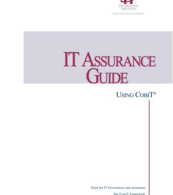 خرید و دانلود نسخه کامل کتاب IT Assurance Guide: Using COBIT