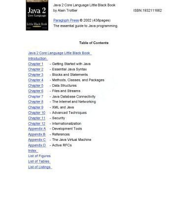 خرید و دانلود نسخه کامل کتاب Java 2 Core Language Little Black Book