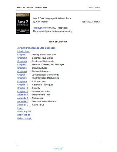 خرید و دانلود نسخه کامل کتاب Java 2 Core Language Little Black Book_687a5e28cc388.jpeg خرید و دانلود نسخه کامل کتاب Java 2 Core Language Little Black Book