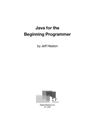 خرید و دانلود نسخه کامل کتاب Java for the Beginning Programmer_687691c563a4e.jpeg خرید و دانلود نسخه کامل کتاب Java for the Beginning Programmer