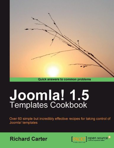 خرید و دانلود نسخه کامل کتاب Joomla! 1.5 Templates Cookbook_6864d4e5c3e9d.jpeg خرید و دانلود نسخه کامل کتاب Joomla! 1.5 Templates Cookbook