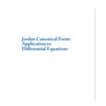 خرید و دانلود نسخه کامل کتاب Jordan canonical form: Application to differential equations