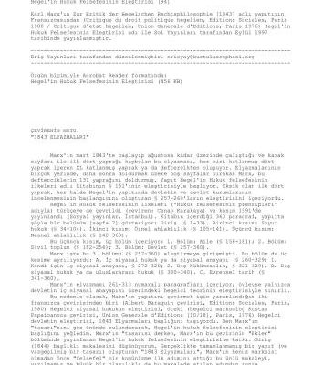خرید و دانلود نسخه کامل کتاب Karl Marks – Hegel__039;in Hukuk Felsefesinin Ele.epub