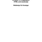 خرید و دانلود نسخه کامل کتاب Kompakt im Doppelpack: HTML und JavaScript: Webdesign für Einsteiger