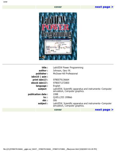 خرید و دانلود نسخه کامل کتاب LabVIEW Power Programming_6870b69fdccce.jpeg خرید و دانلود نسخه کامل کتاب LabVIEW Power Programming