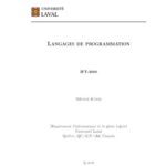 خرید و دانلود نسخه کامل کتاب Langages de programmation [IFT-3000]