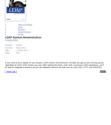 خرید و دانلود نسخه کامل کتاب LDAP System Administration