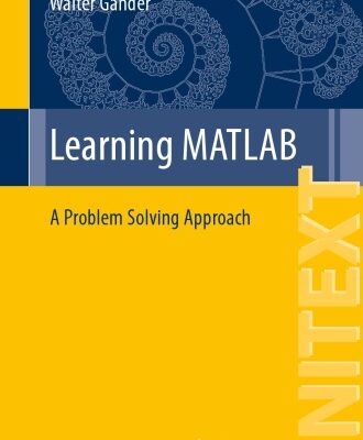خرید و دانلود نسخه کامل کتاب Learning MATLAB: A Problem Solving Approach