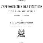 خرید و دانلود نسخه کامل کتاب Leçons sur l'approximation des fonctions d'une variable réelle