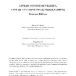 خرید و دانلود نسخه کامل کتاب Linear Complementarity, Linear and Nonlinear Programming