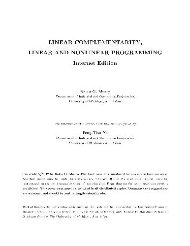 خرید و دانلود نسخه کامل کتاب Linear Complementarity, Linear and Nonlinear Programming_6870dd768f5ae.jpeg خرید و دانلود نسخه کامل کتاب Linear Complementarity, Linear and Nonlinear Programming