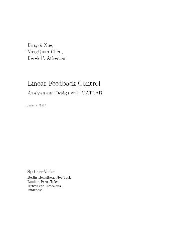 خرید و دانلود نسخه کامل کتاب Linear Feedback Control. Analysis and Design with MATLAB_687f2d47d4683.jpeg خرید و دانلود نسخه کامل کتاب Linear Feedback Control. Analysis and Design with MATLAB