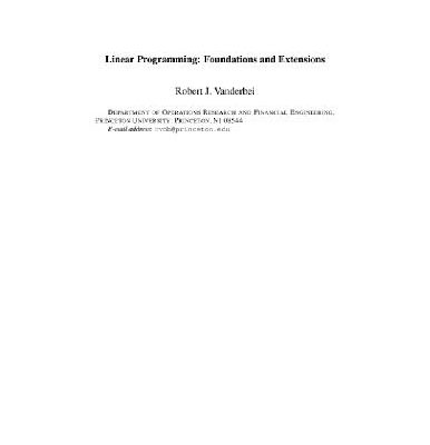 خرید و دانلود نسخه کامل کتاب Linear programming, foundation and extensions
