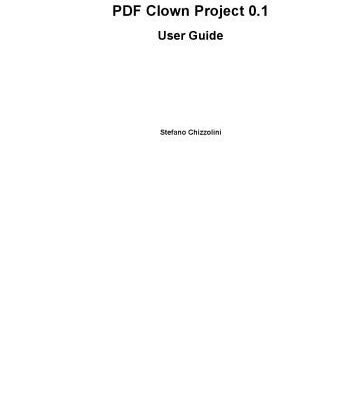 خرید و دانلود نسخه کامل کتاب [Manual] PDF Clown Project 0.1