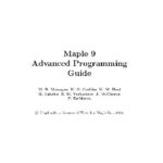خرید و دانلود نسخه کامل کتاب Maple 9 advanced programming guide