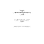 خرید و دانلود نسخه کامل کتاب Maple Advanced Programming Guide (2/2)