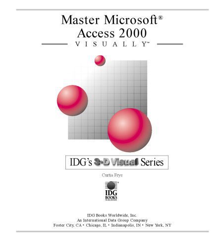 خرید و دانلود نسخه کامل کتاب Master VISUALLY Microsoft Access 2000_6867913eaac9d.jpeg خرید و دانلود نسخه کامل کتاب Master VISUALLY Microsoft Access 2000