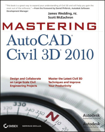 خرید و دانلود نسخه کامل کتاب Mastering AutoCAD Civil 3D 2010
