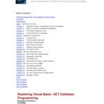 خرید و دانلود نسخه کامل کتاب Mastering Visual Basic .NET Database Programming