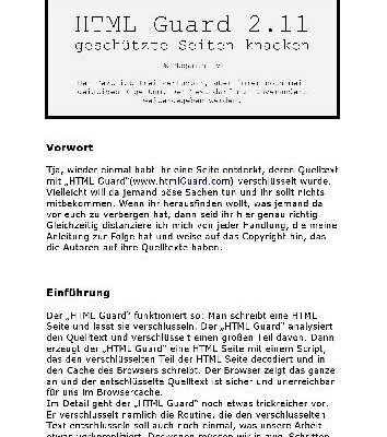 خرید و دانلود نسخه کامل کتاب Megaman IV. HTML Guard 2.11. Geschützte Seiten knacken