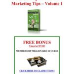 خرید و دانلود نسخه کامل کتاب Membership Millionaire Marketing Tips – Volume 1