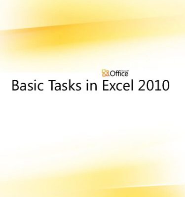 خرید و دانلود نسخه کامل کتاب Microsoft Corp. Basic Tasks in Excel 2010