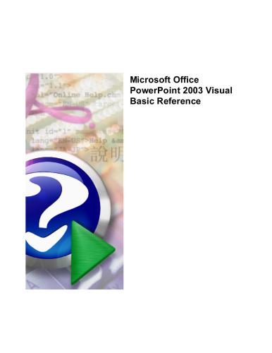 خرید و دانلود نسخه کامل کتاب Microsoft Corp. Office 2003 Editions: PowerPoint VBA Language Reference_687c8b6c7fb43.jpeg خرید و دانلود نسخه کامل کتاب Microsoft Corp. Office 2003 Editions: PowerPoint VBA Language Reference