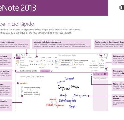 خرید و دانلود نسخه کامل کتاب Microsoft Corp. OneNote 2013. Guía de inicio rápido