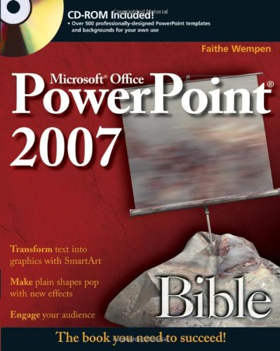 خرید و دانلود نسخه کامل کتاب Microsoft PowerPoint 2007 Bible