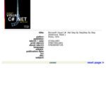 خرید و دانلود نسخه کامل کتاب Microsoft Visual C# .Net Step by Step