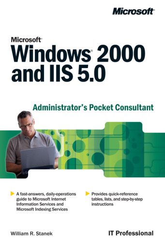 خرید و دانلود نسخه کامل کتاب Microsoft Windows 2000 and IIS 5.0 Administrator’s Pocket Consultant (Pro-Administration)_6885d5552e9bf.jpeg خرید و دانلود نسخه کامل کتاب Microsoft Windows 2000 and IIS 5.0 Administrator’s Pocket Consultant (Pro-Administration)
