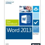 خرید و دانلود نسخه کامل کتاب Microsoft Word 2013 – Das Handbuch