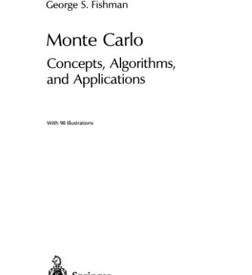 خرید و دانلود نسخه کامل کتاب Monte-Carlo: concepts, algorithms, and applications
