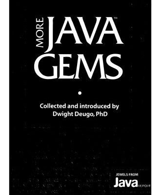 خرید و دانلود نسخه کامل کتاب More Java Gems (SIGS Reference Library)