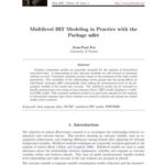 خرید و دانلود نسخه کامل کتاب Multilevel IRT Modeling in Practice with the Package mlirt +Code + Data