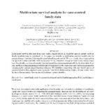 خرید و دانلود نسخه کامل کتاب Multivariate survival analysis for casecontrol family data