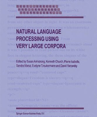 خرید و دانلود نسخه کامل کتاب Natural language processing using very large corpora