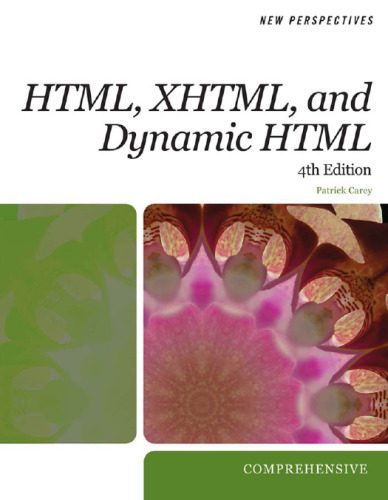 خرید و دانلود نسخه کامل کتاب New Perspectives on HTML, XHTML, and Dynamic HTML (New Perspectives)_6864243e83456.jpeg خرید و دانلود نسخه کامل کتاب New Perspectives on HTML, XHTML, and Dynamic HTML (New Perspectives)
