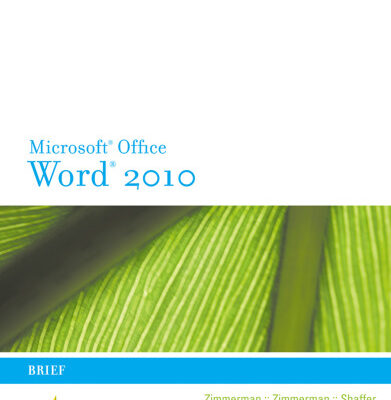 خرید و دانلود نسخه کامل کتاب New Perspectives on Microsoft Word 2010
