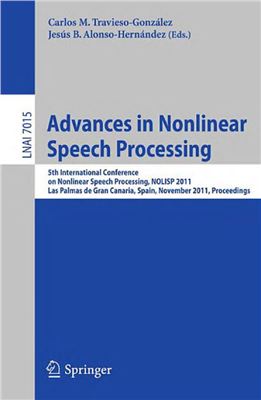 خرید و دانلود نسخه کامل کتاب Nonlinear Analyses and Algorithms for Speech Processing