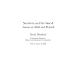 خرید و دانلود نسخه کامل کتاب Numbers and the world: Essays on Math and Beyond