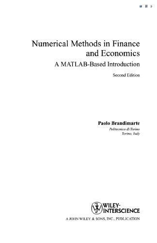 خرید و دانلود نسخه کامل کتاب Numerical Methods in Finance and Economics A MATLAB based Introduction_687fce88706ab.jpeg خرید و دانلود نسخه کامل کتاب Numerical Methods in Finance and Economics A MATLAB based Introduction